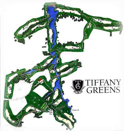 Course Layout Tiffany Greens Golf Club